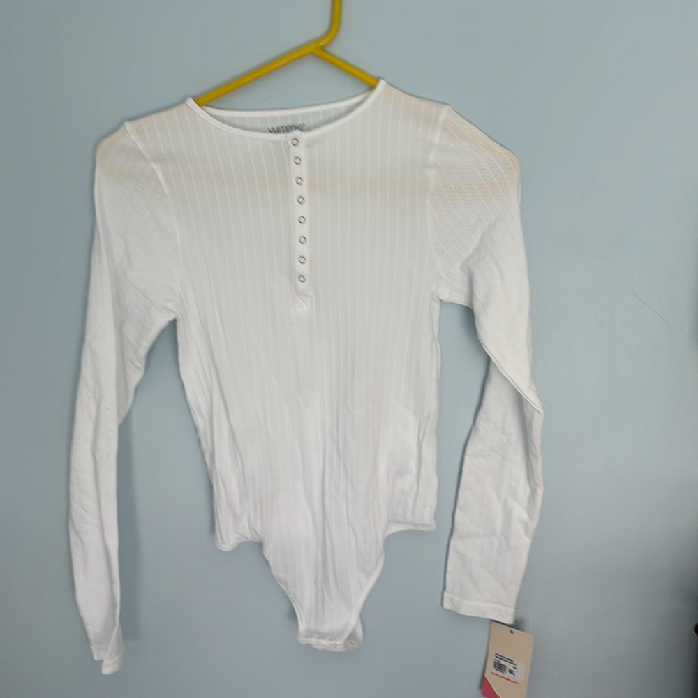 NWT Yummie cotton ribbed seamless bodysuit